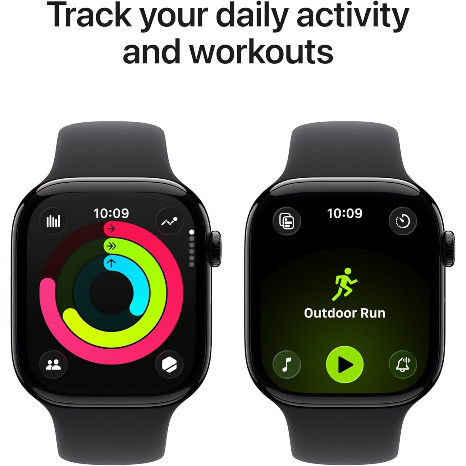 Buy Apple,Apple Watch Series 11 GPS 46mm – Jet Black with Sport Band (M/L) - Gadcet UK | UK | London | Scotland | Wales| Near Me | Cheap | Pay In 3 | Smart Watches